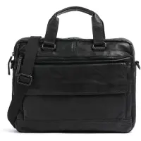 Spikes & Sparrow Kevin Business Laptopbag 15.6" black schoudertas heren