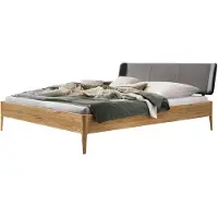 Hasena Lounge Varese bedombouw massief houten gestoffeerd hoofdbord