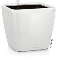 Lechuza Plantenbak Quadro Premium 28 LS wit hoogglans