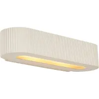 QAZQA Scandinavische wandlamp beige UFO 2-lichts - Plaster