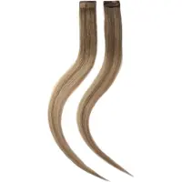 Rapunzel of sweden Single Invisible Clip-ins Straight / 2 pieces Brown Ash Blonde Balayage B5.1/7.3 40 cm Hair extensions 10 g