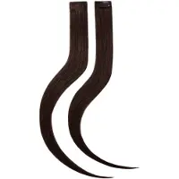 Rapunzel of sweden Single Invisible Clip-ins Straight / 2 pieces 2.3 Chocolate Brown 40 cm Hair extensions 10 g