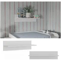 VitaliSpa Ajaton Muurplank – 70 x 20 cm Wit