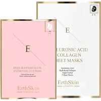 Erthskin London Hyaluronzuur- en collageenmasker + oogkussentjes 1 St