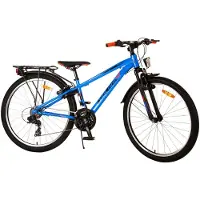 Volare cross kinderfiets - jongens - 26 inch - blauw - 18 versnellingen - twee handremmen