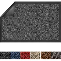 Floordirekt Deurmat SKY - Droogloopmat - Schoonloopmat - voor Binnen en Buiten - Antraciet - 200 x 300 cm