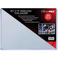 Ultra pro Toploader 215,9 mm x 279,4 mm Sideload (25 stuks)