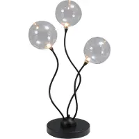 Masterlight Led tafellamp Gio 3-lichts zwart