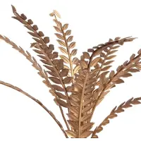 Baroque - Kandelaar - Kandelaar Bladeren 47 cm - Goud - Metaal - 47x23x21 - Iron