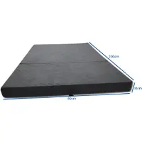 Viking Choice Opvouwbaar Logeermatras - Camping Matras 80x200 cm - Grijs - Polyether Vulling - Huisstofmijtwerend