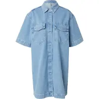 ONLY Blousejurk blauw denim