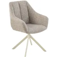 Moods Collection Eetkamerstoel Madrid poot Venus draaibaar Beige - Be great nature 01
