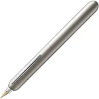Lamy dialog 3 Vulpen | Draaisysteem | 14 kt Gouden Penpunt F | Palladium Houder | Inclusief T10 Blauwe Inkt | Rechtshandig