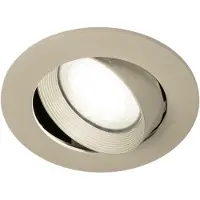 Lumidora Inbouwspot 75243 - DALLAS - GU10 - Beige - Zand - Metaal - ⌀ 8.5 cm