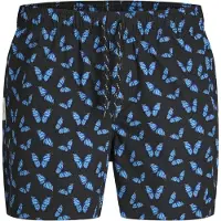 Jack & Jones Heren zwemshort jpstmaui vlinders print zwart