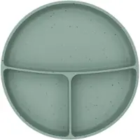 Kikkaboo Bord Met Vakken - Platina Siliconen - Groen