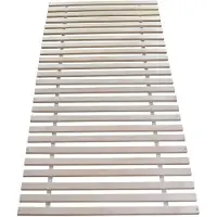 Coemo oprolbare lattenbodem 100 x 200 cm - van beukenhout – extra stevig – 21 latten, hoog draagvermogen – belastbaar tot 350 kg – geen montage nodig