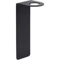 Beslag Design Base Soap Pump Holder Matte Black - Zeeppompjes Roestvrijstaal Black Matte - 606081-41