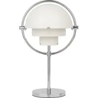 Gubi Multi-Lite draagbare lamp White semi matt-chrome