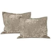 Linnick Velvet Kussensloop - bronze 60x70cm - Set van 2