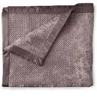 Linnick Velvet Sprei - purple 220x260cm