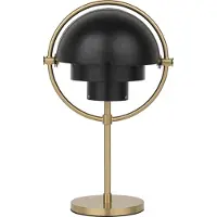 Gubi Tafellampe , Multi-Lite, dimbare, Goud / Messing, Woonkamer, Metaal, Designer