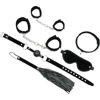 Rimba - Soft bondage starter set met klittenband (6-delig)