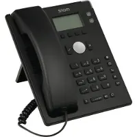 Snom D120 - Téléphone VoIP - (conférence) à trois capacité d'appel - SIP - 2 lignes - noir