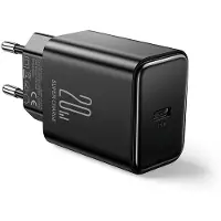 JOYROOM - Single-port Adapter - USB-C Oplader - Oplaadstekker - Snellader - 20W - Zwart