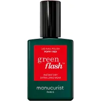 Manucurist Paris Green Flash Gel Polish Poppy Red