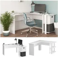 Vicco Hoekbureau Nikita Wit 140 x 140 cm, Model 36537