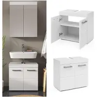 Vicco Luna Wastafelonderkast – 60 x 56 cm Wit