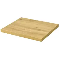 Aquazuro Wastafelblad Napoli - Hout - Melamine - Scandinavische Eik - 60x48cm