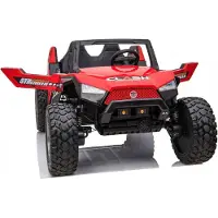 Es-toys Elektrische kinderauto "Buggy 928" - 2x 12V accu, 4x 75W motoren, 2.4GHz, vierwielaandrijving, 2 zitplaatsen, lederen stoelen, EVA-banden