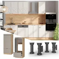 Vicco Fame-Line Magnetronkast – 60 cm GrijsBeige