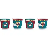 Bialetti Winter Wonderland Espressokopjes 80 ml – Set van 4 – Keramiek – Limited Edition