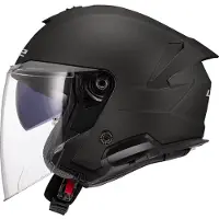 LS2 OF618 Verso II Solid, integraalhelm ,Mat-Zwart ,XL