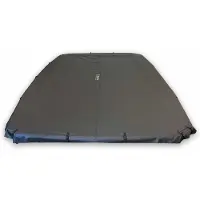North Rechthoekige Trampoline Afdekhoes Flat To The Ground 520 x 370 cm Black