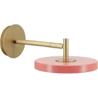 UMAGE Wandlampe , Asteria Short, dimbare, Goud / Messing, Woonkamer, Metaal, Designer