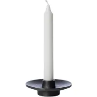 ERNST kaarsenhouder aluminium Ø12 cm Zwart