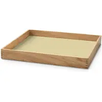 Lind DNA Dienblad Square S Even Nupo Lemon Sorbet / Teak