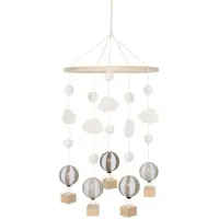 Jabadabado Hot Air Balloon Wooden Mobile Beige Kinderen
