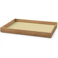 Lind DNA Dienblad Square M Even Nupo Lemon Sorbet / Teak