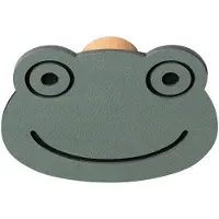 Lind DNA Haakje Frog Dot Nupo Pastel Green/Steel Anthracite