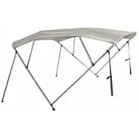 Navishade Biminitop | Aluminium 4-boogs | Breedte 246 <> 261 cm - Hoogte 137 cm