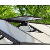Vitavia Set Voor Dakraam Aluminium Zwart 69,1x72,9cm - Zonder Beglazing