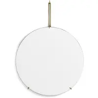 MOEBE Wall Spiegel Ø 50 Cm - Wandspiegels Messing Brass - WMBR50