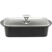 Heirol ovenschaal met inductieplaat en deksel 22x33 cm