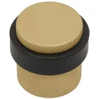 Beslag Design Helix Deurstop 32x38 Messing - Knoppen en deurgrepen Aluminium Brass - 753012-41