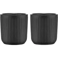 Bodum Douro dubbelwandige mok 2-pack 10 cl Zwart